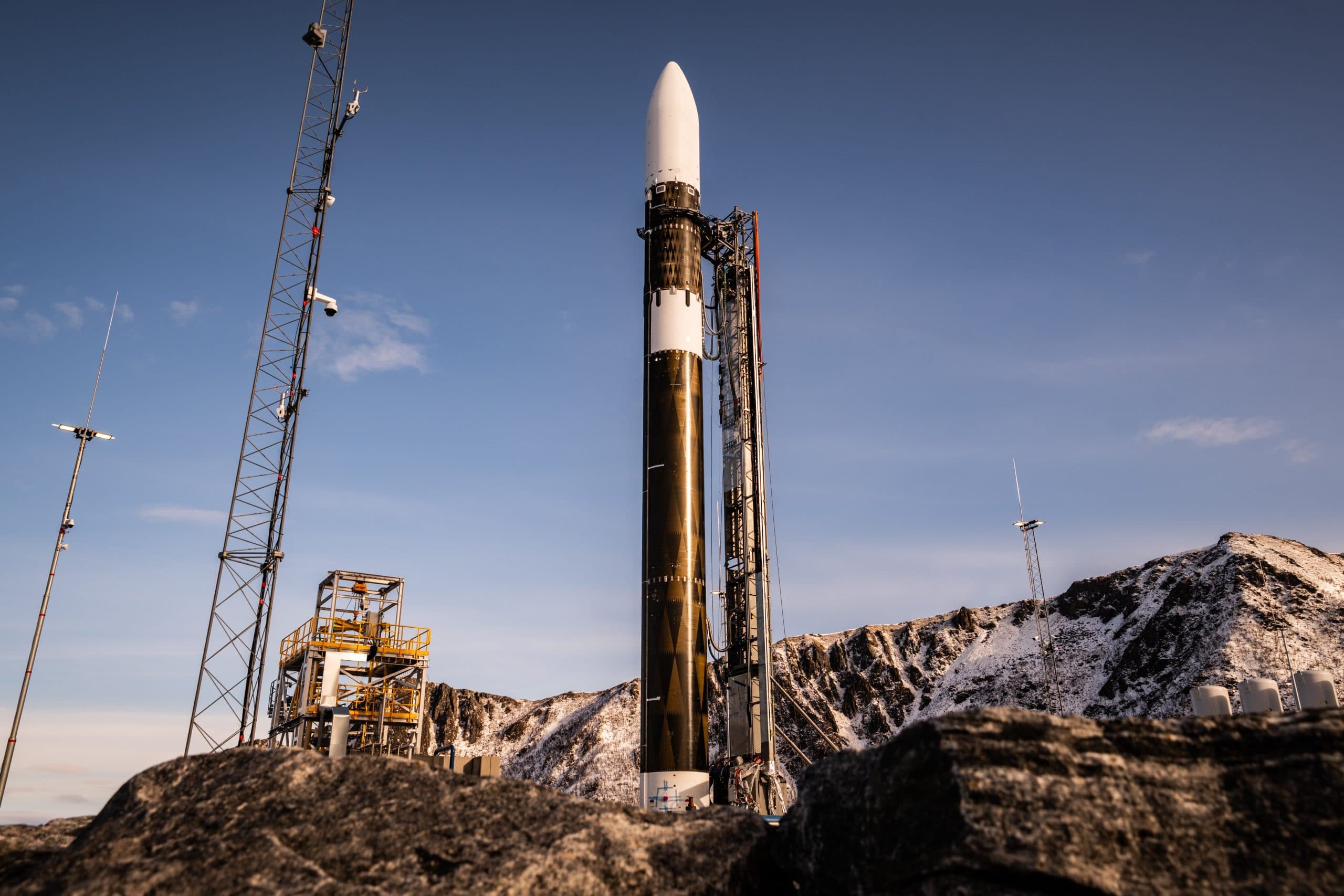 Rocket launch scene representing aerospace-related advanced manufacturing applications.